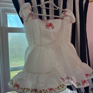 GORGEOUS Strawberry Shortcake x Carebear Collab Dress from Dolls Kill